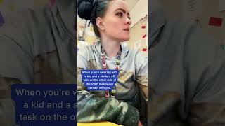 Teacher's Silent Battle: When Eyes Meet Across the Classroom Chaos#TeacherLife