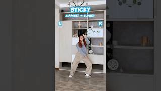 [MIRRORED]'Sticky' Dance Tutorial #sticky #dancechallenge #hiphop #stickychallenge #shortsvideo