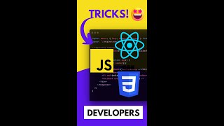 Cool developer tricks u should know #short #developer #interview #shorts #javascript #react #best