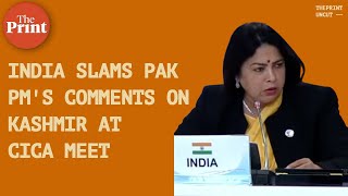 'Set your own house in order, shut down terror infrastructure', India tells Pakistan at CICA meet