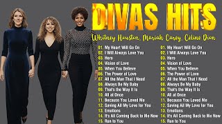 Legendary Divas 80s 90s 💖 Whitney Houston, Mariah Carey, Celine Dion - Ultimate Greatest Hits