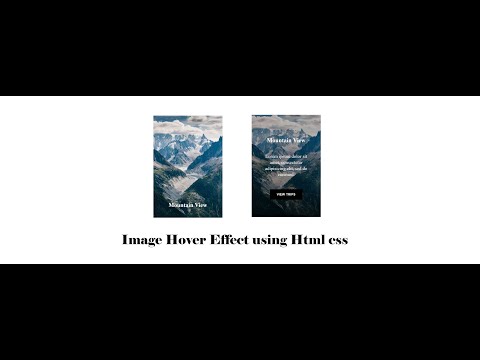 how to create text reveal on image hover using Html and CSS