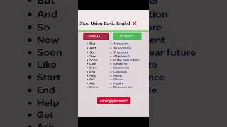 Stop Using Basic English ❌ | Speak Better & Smarter