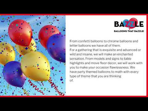 BALLOONS DECORATION BAZZLE PK