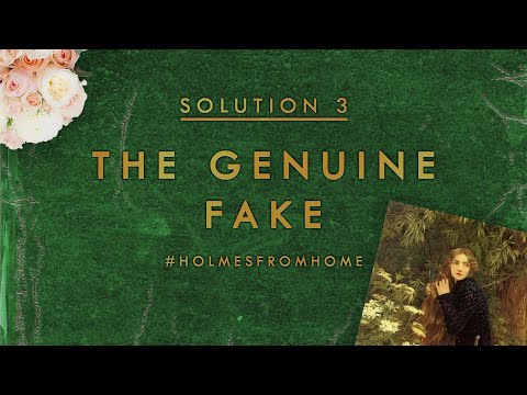 #HolmesfromHome 3 - The Genuine Fake - Solution