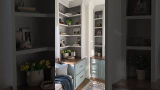 Office design, custom built ins, home office inspiration  #officedesign #officeinspiration