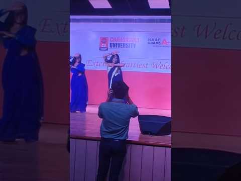 sharara sharara #jahnavisaini  #dance #chandigarhuniversity #ytshorts