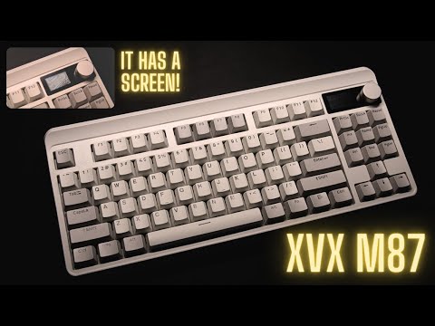 A budget keyboard with an OLED DISPLAY? | XVX M87 Pro Review