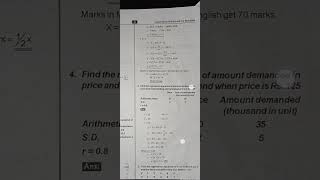 Fourth semester Bcom quantitative techniques for business previous year exam important questions