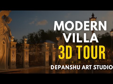 “Luxury Villa Walkthrough | Depanshu Art Studio | Modern 3D Design Tour”