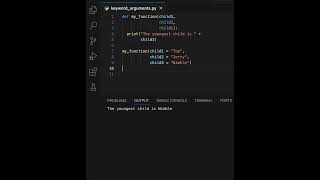 Python Keyword Arguments #learn #code #learnpython #learning #python #variablesinpython #keyword