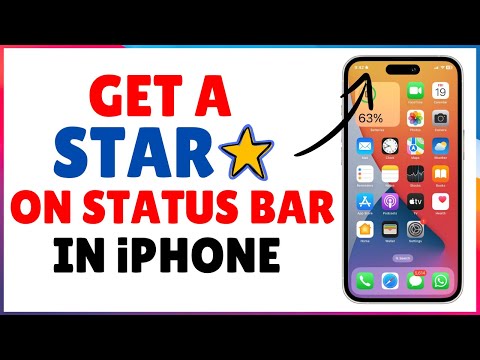How to Get a Star on the Status Bar in iPhone: Quick & Easy Guide