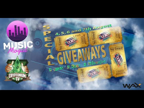 4 Days 4 Winners Event | DAY 1 | MusicMogul Hip Hop and R&B Pack | #musicmogulNFT #wax #nft
