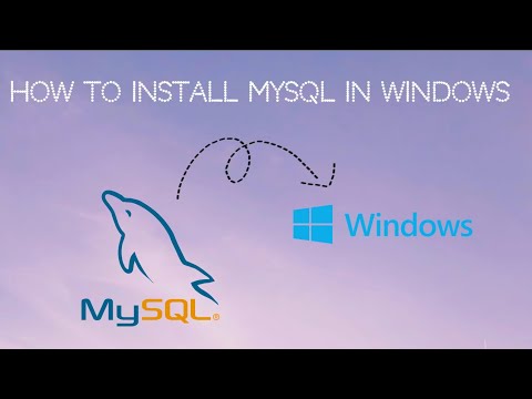 How to Install MySQL in Windows