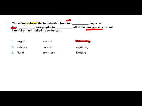 GRE Verbal Text Completion Three blanks Part1