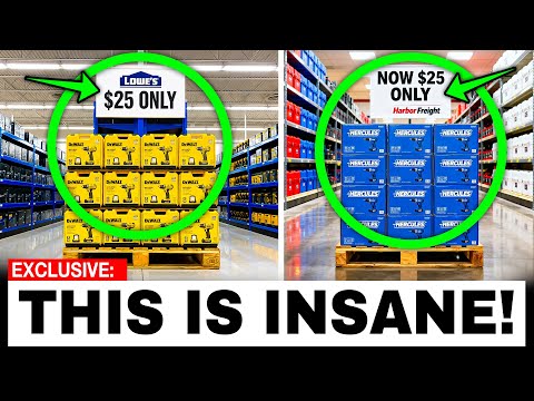 Lowe's vs Harbor Freight December Deals: $25 Tools Are Flying Off Shelves This Month