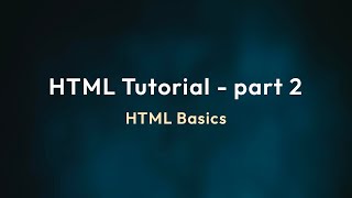 HTML Basics for Beginners | Heading, Paragraph, Link & Image Tags