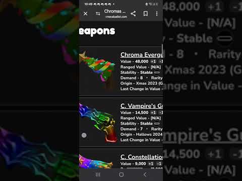 My dream items in mm2#roblox#