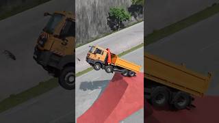 CARGO TRUCK CRAZY CRASHING 🔥 Cars VS Jumping Ramp | Best Vehicles Stunts Game Simulator Gameplay
