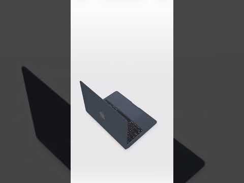 M2 Midnight MacBook Air on AR | #shorts #m2macbookair