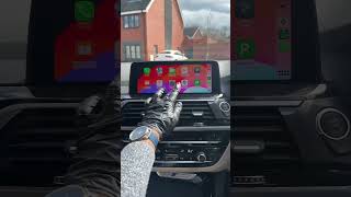 iPhone Screen Mirroring in your BMW! #applecarplay #carplay #bmwx3 #bmw #iphone16 #x3 #g01 #cars
