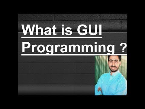 What is GUI Programming ?