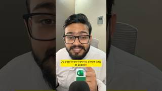 How to Clean Data in Excel | Excel Amazing Trick #excel #exceltips #shorts
