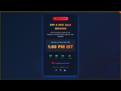 EPF Help Desk Live | Questions Answered as on 28-12-2025