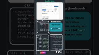 Build a Unit Converter App with HTML CSS JavaScript | Beginner Project