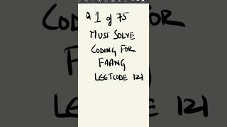 Leetcode 121 made easy - Coding Interview Question 1/75