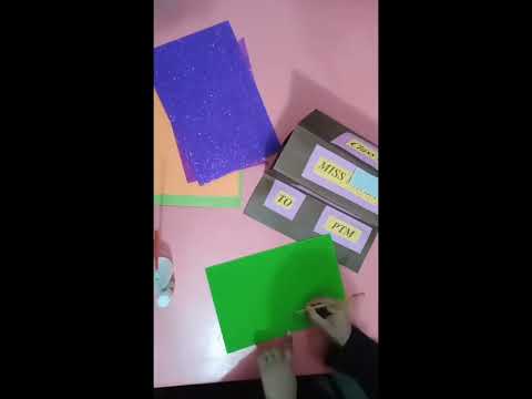 How to Make Table Tag for School PTM /  Table Tag for Teacher's / PTM Table Tag for Result day