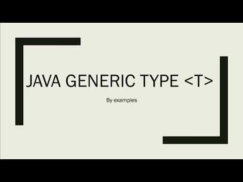 Java Generic Type T - Part 2