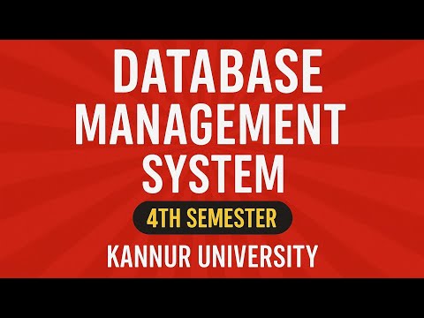 IMPORTANT ONE MARK QUESTIONS&ANSWERS 2 #dbms #onemarkquestionanswer (4th Semester,Kannur University)