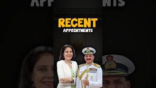 Recent Appointments | Current Affairs #parcham #appointments #currentaffairs