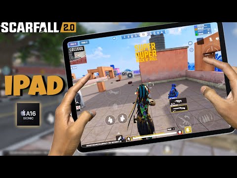 ScarFall 2.0 on iPad A16 is INSANE! 😱 Ultra Graphics + Handcam Gameplay