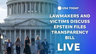 Watch live: Jeffrey Epstein victims and lawmakers hold press conference