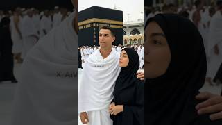 Cristiano Ronaldo & Georgina Rodríguez in Mecca – AI Art Reimagines Football Couple 🕋✨