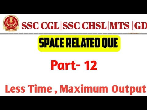 STATIC GK QUE | SPACE RELATED QUE | PART 12