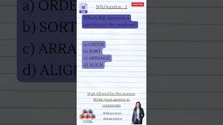 sql questions and answers - 2 #sql  #sqlinterviewquestions #datascience