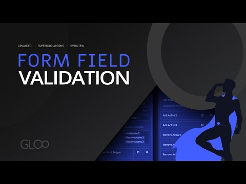 Form Field Validation - SuperGloo Forms Extensions+ - Tutorial