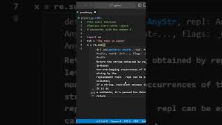 The sub ( ) function #python #pythonprogramming #coding #pythoncoding #programming