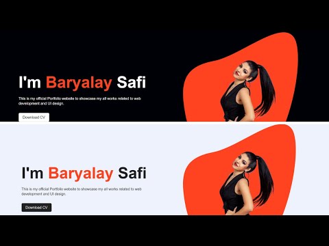How To Make Website DARK MODE  Dark Theme Website Design Using HTML, CSS & JS