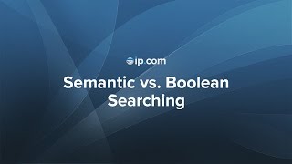 Semantic vs. Boolean Searching