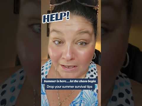 Help! #momlife #momhumor #summer #summerbreak #schoolsout #whinewithivoryrose #chaos