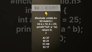 #coding #cprogramming #programmingquiz #dailycodedose #codereels #logicbuilding #viral  #explore
