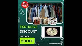 Zion's Geek Boutique Sitewide Code! #GeekStyle #FandomFashion #ZionsBoutique #AnimeApparel #shopnow