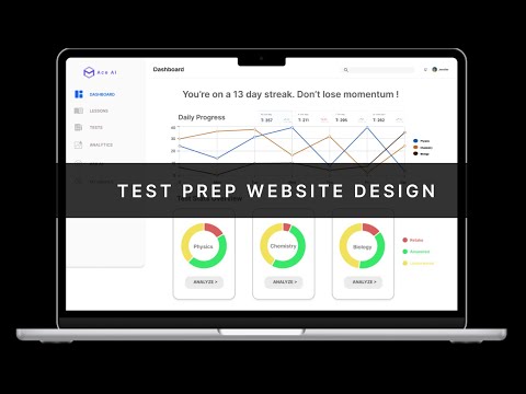 Test Prep Website Design