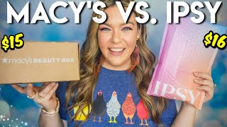 Ipsy Glam Bag Vs. Macy's Beauty Box November 2025 | SUBSCRIPTION BOX UNBOXINGS