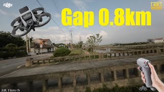 Flying Long Gap with Aerial Thrills  I  AVATA  I  RC MOTION2