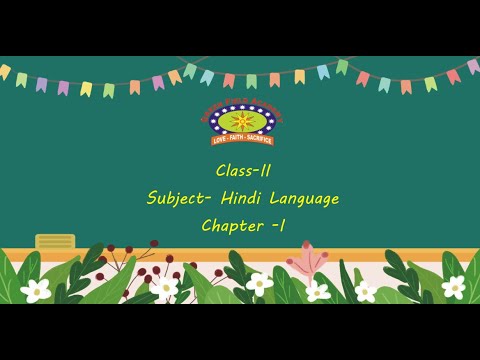 Class-2,  Subject-Hindi(Lang.) , Chapter-1